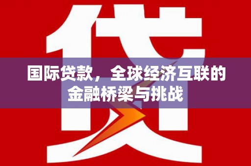 佳木斯国际贷款，全球经济互联的金融桥梁与挑战