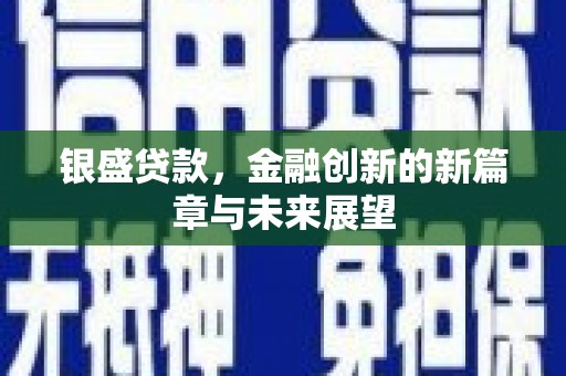 佳木斯银盛贷款，金融创新的新篇章与未来展望