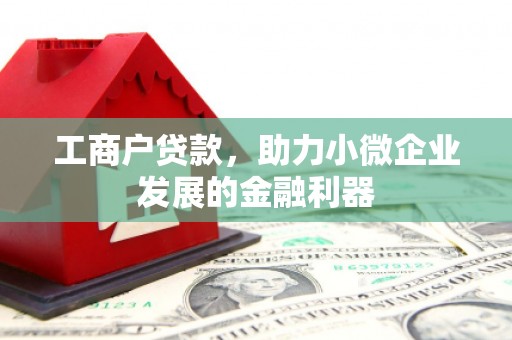 佳木斯工商户贷款，助力小微企业发展的金融利器