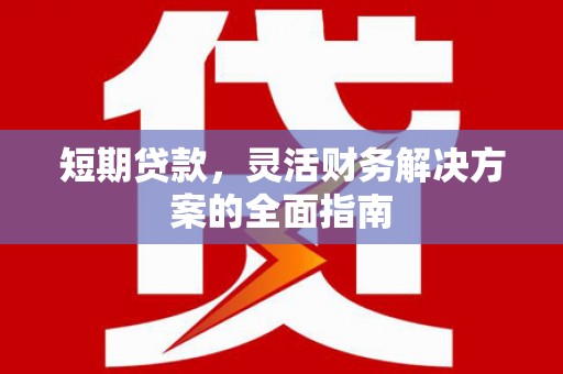 佳木斯短期贷款，灵活财务解决方案的全面指南