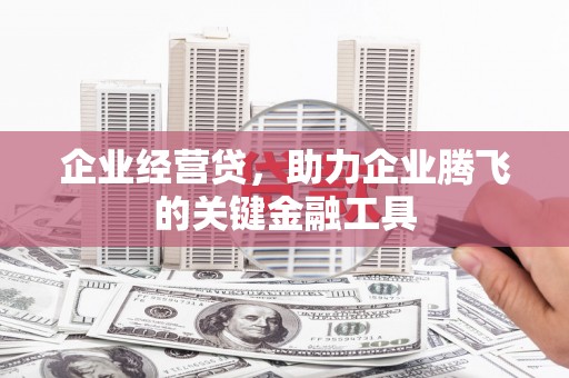佳木斯企业经营贷，助力企业腾飞的关键金融工具