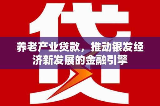 佳木斯养老产业贷款，推动银发经济新发展的金融引擎