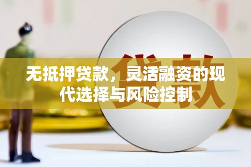 佳木斯无抵押贷款，灵活融资的现代选择与风险控制