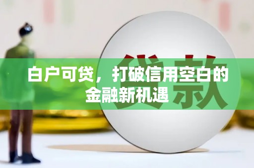 佳木斯白户可贷，打破信用空白的金融新机遇