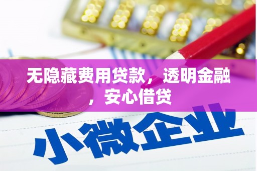 佳木斯无隐藏费用贷款，透明金融，安心借贷