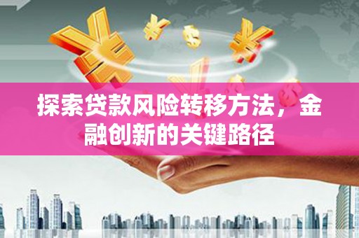 佳木斯探索贷款风险转移方法，金融创新的关键路径
