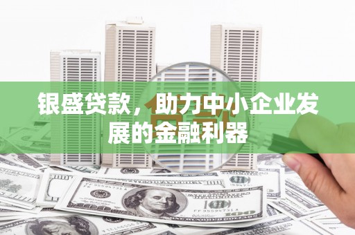 佳木斯银盛贷款，助力中小企业发展的金融利器