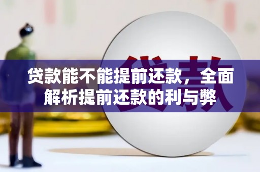 佳木斯贷款能不能提前还款，全面解析提前还款的利与弊