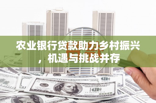 佳木斯农业银行贷款助力乡村振兴，机遇与挑战并存