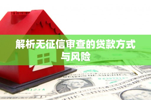 佳木斯解析无征信审查的贷款方式与风险