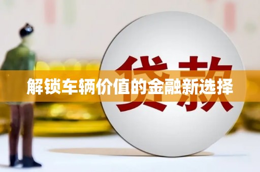 佳木斯解锁车辆价值的金融新选择