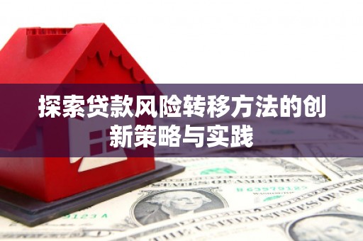 佳木斯探索贷款风险转移方法的创新策略与实践